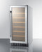 15" Wide Built-In Wine Cellar - Summit SWC1535BCSS - Summit - Wine Fridge Pros