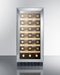 15" Wide Built-In Wine Cellar - Summit SWC1535BCSS - Summit - Wine Fridge Pros