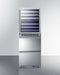 24" Wide Combination Dual-Zone Wine Cellar and 2-Drawer All-Refrigerator - Summit SWCDAR24 - Summit - Wine Fridge Pros
