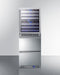 24" Wide Combination Dual-Zone Wine Cellar and 2-Drawer All-Refrigerator - Summit SWCDAR24 - Summit - Wine Fridge Pros