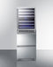 24" Wide Combination Dual-Zone Wine Cellar and 2-Drawer Refrigerator-Freezer - Summit SWCDRF24 - Summit - Wine Fridge Pros