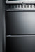 24" Wide Combination Dual-Zone Wine Cellar and 2-Drawer All-Refrigerator - Summit SWCDAR24 - Summit - Wine Fridge Pros