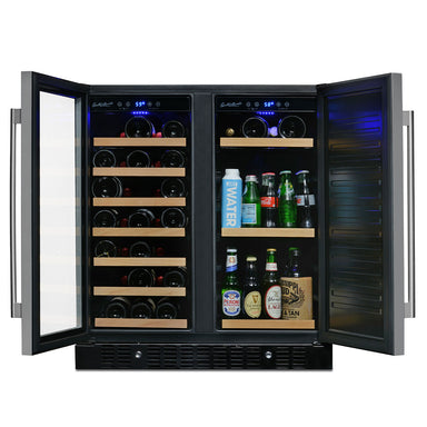 Wine and Beverage Cooler, Stainless Steel Door Trim - Smith & Hanks RE100050 BEV176SD - Smith & Hanks - Wine Fridge Pros