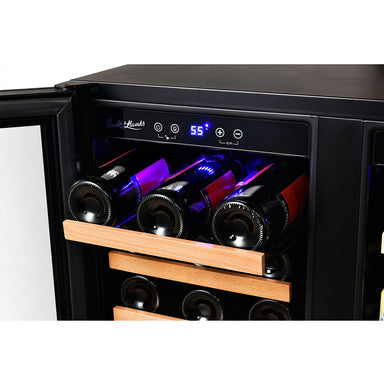 Wine & Beverage Cooler, Smoked Black Glass Door - Smith & Hanks RE100018 BEV176D - Smith & Hanks - Wine Fridge Pros
